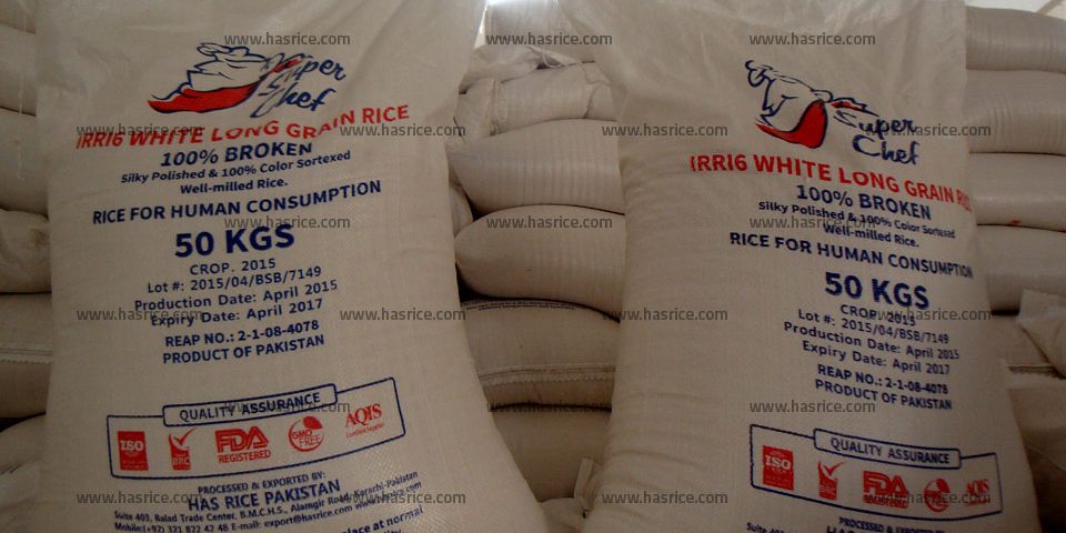 Pakistan White Rice Export Company Specializing in Export of Long Grain White & Parboiled Rice with Pre-shipment Inspection by SGS and InterTek.