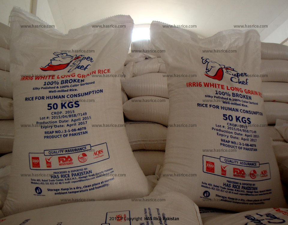 Pakistan White Rice Export Company Specializing in Export of Long Grain White & Parboiled Rice with Pre-shipment Inspection by SGS and InterTek.