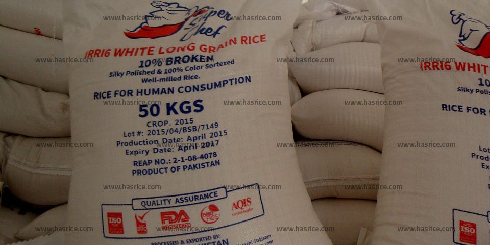 10% Broken White Rice Shipment