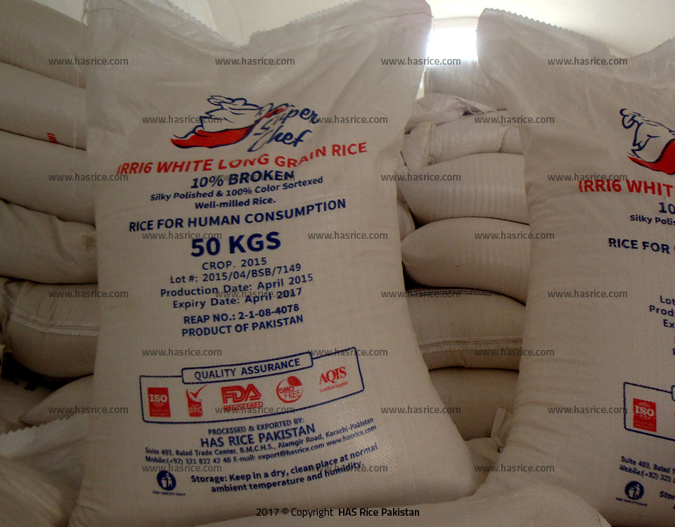 10% Broken White Rice Shipment
