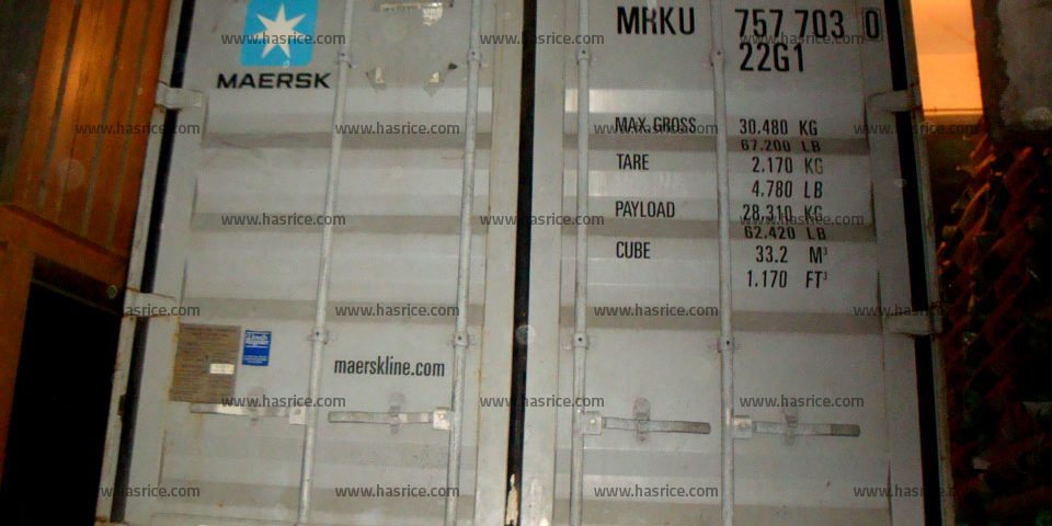 10% Broken White Rice Shipment