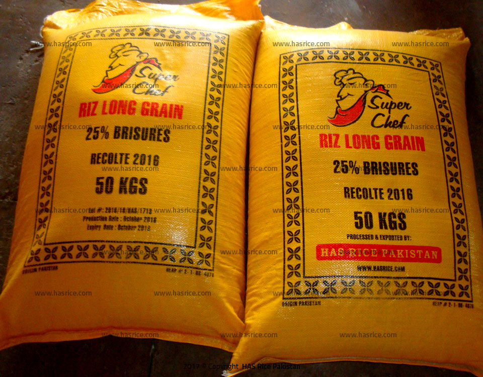 25% Broken White Rice Shipment
