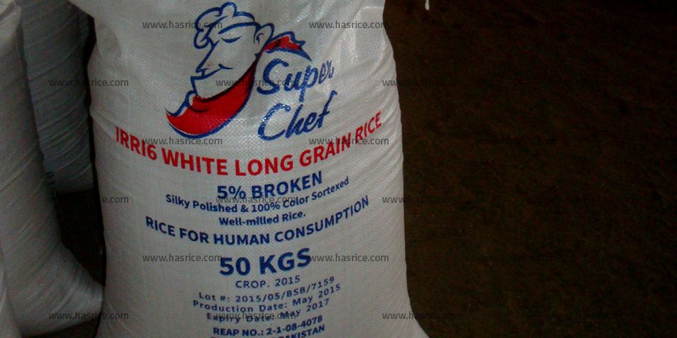 5% Broken White Rice Shipment