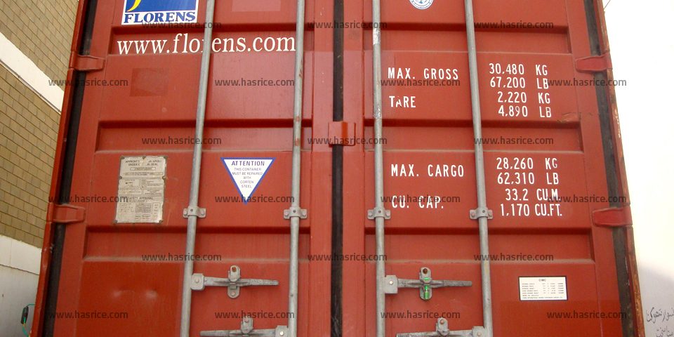 PK385 Basmati Rice Shipment