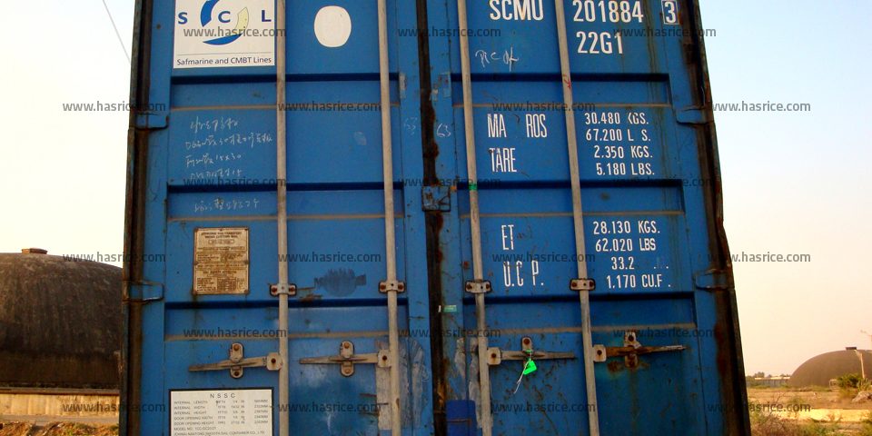 PK385 Basmati Rice Shipment