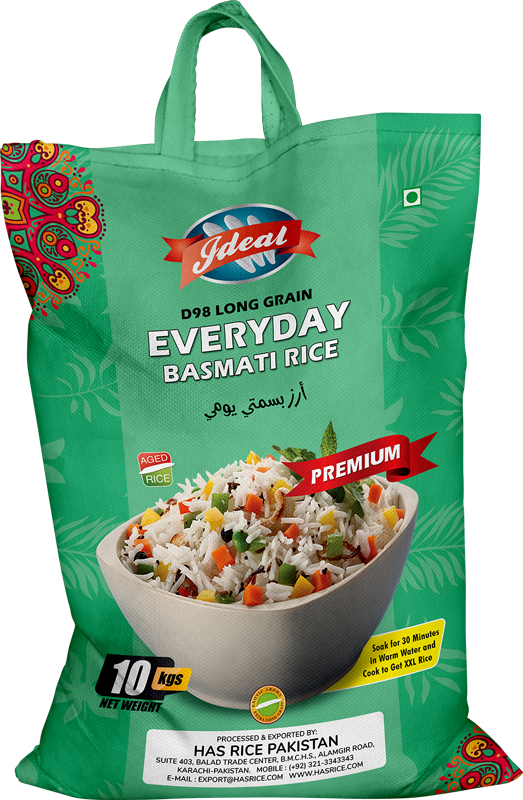 D98 Basmati Rice, 10kg Non-woven Bag